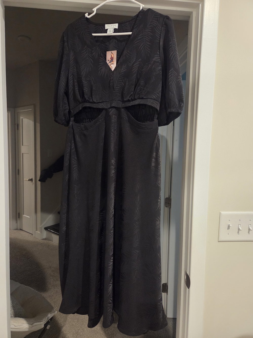 sofia by sofia vergara Black Cutout Maxi Dress